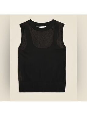 NWT JCrew gauzy sweater shell
